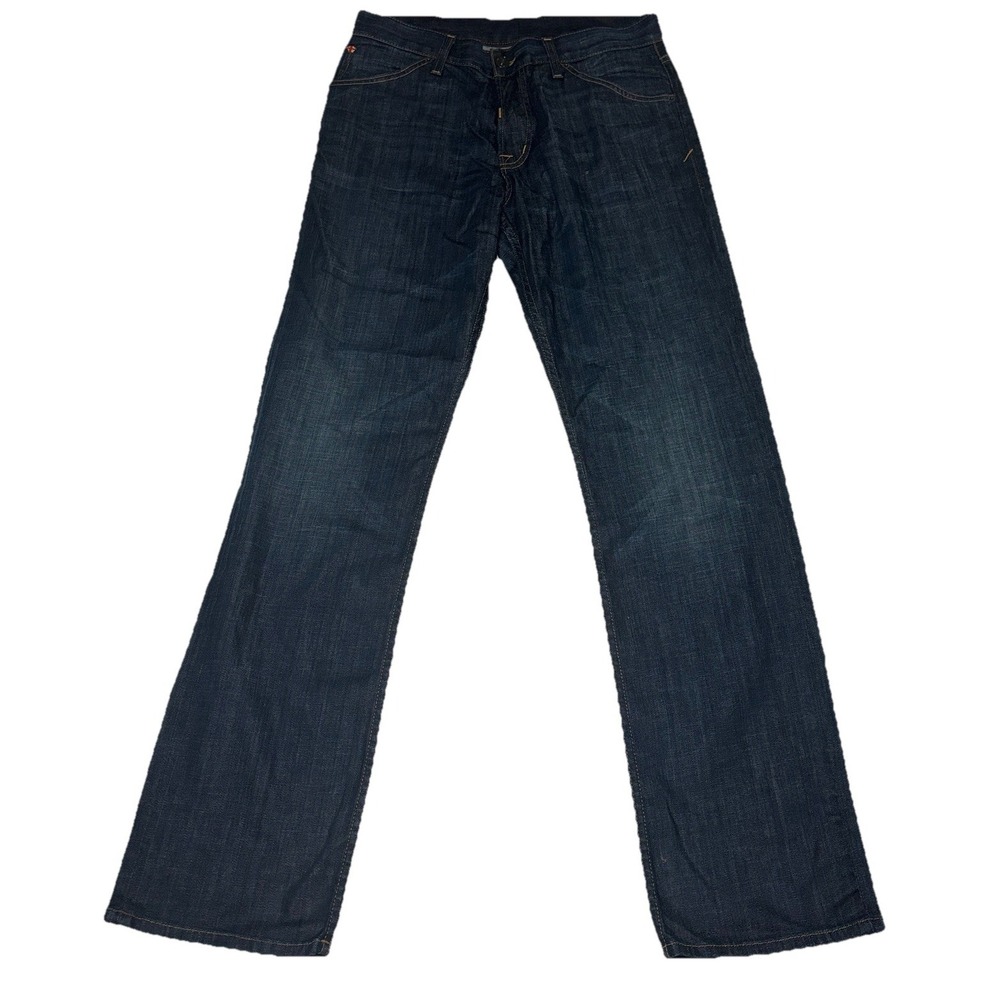 HUDSON Los Angeles Jeans Blue Dark Wash‎ Men's Size W34x34 Current Made In USA